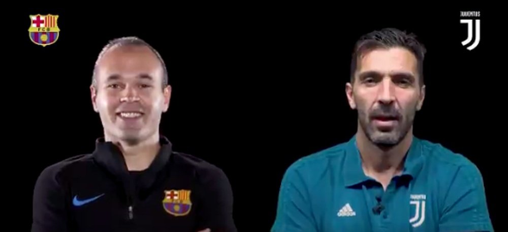 Iniesta y Buffon respondieron preguntas sobre cómo se ven en el futuro. @juventusfces
