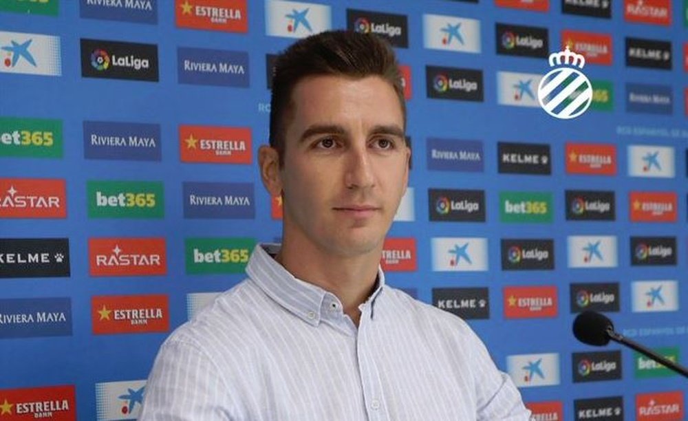 Andrés Prieto se mostró seguro antes de viajar a Villarreal. RCDEspanyol