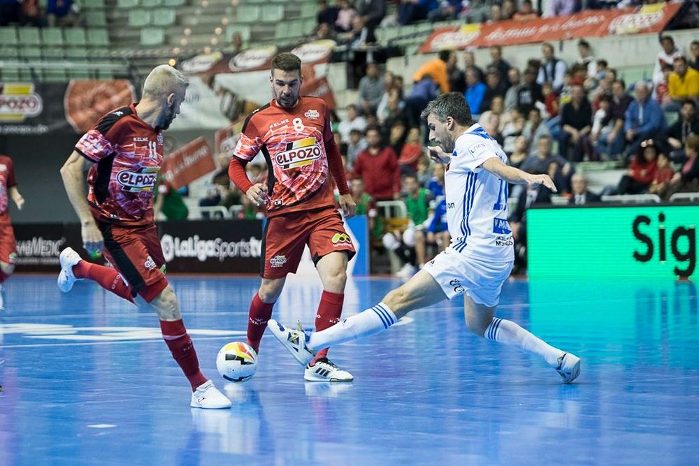 Palma Futsal rascó un punto ante ElPozo Murcia. Twitter/ElPozoMurcia_FS