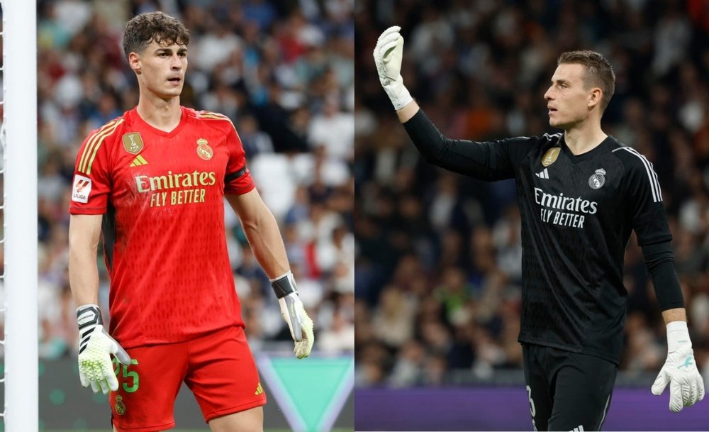 It is not certain that Lunin will renew with Madrid. EFE