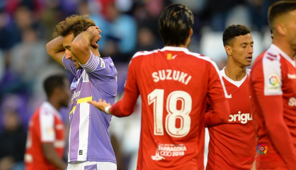 El Valladolid se estrelló en casa contra un serio Nàstic. LaLiga