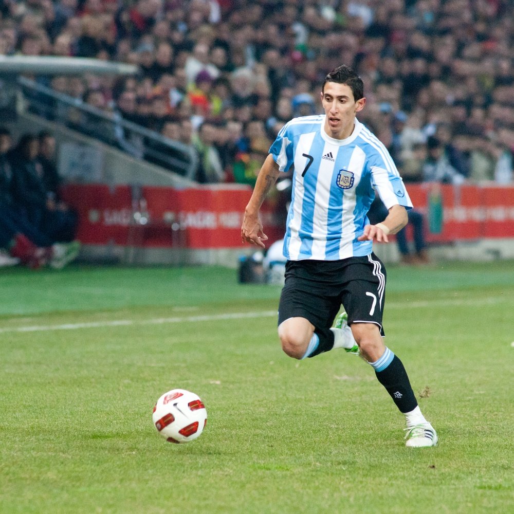 Ángel Di María firmó un golazo ante Chile. Wikipedia.