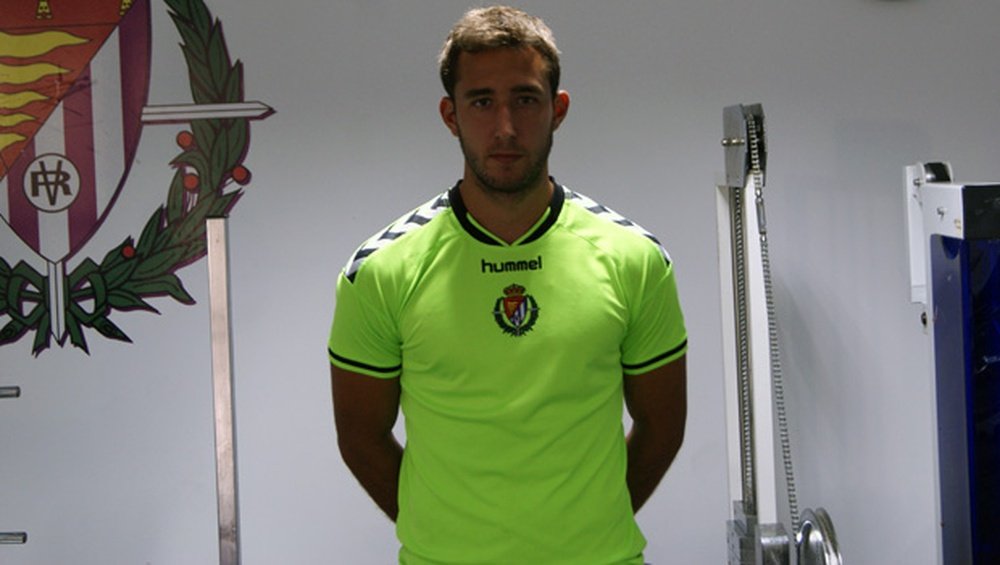 Ángel se ha comprometido con el primer equipo hasta 2018. Real Valladolid