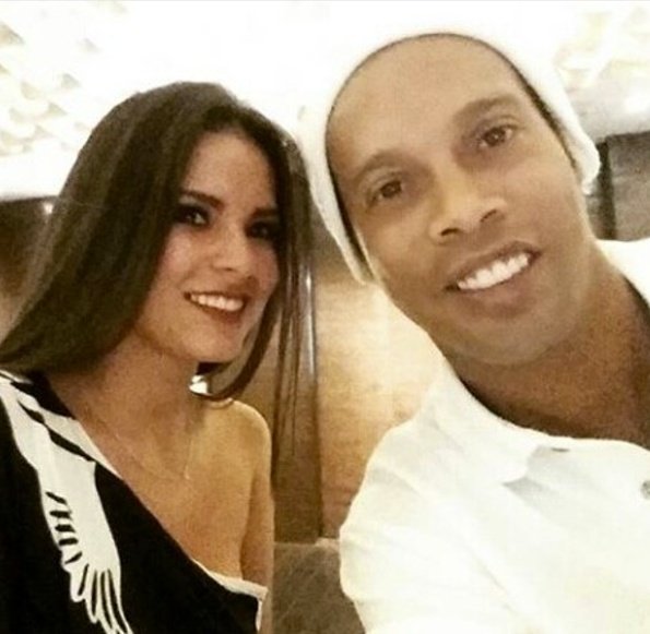Ania Gadea defendió a Ronaldinho de su fama de mujeriego. Instagram