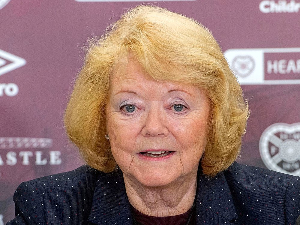 Ann Budge is threatening to freeze the Hearts players' salaries. Heartsfc