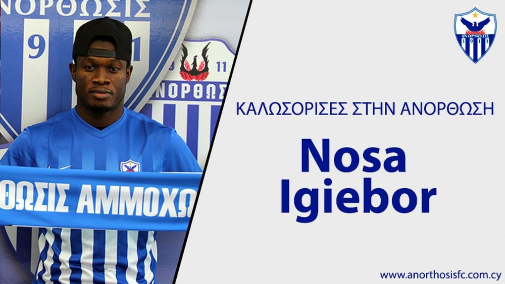 Nosa Igiebor quitte la MLS. AnorthosisFC