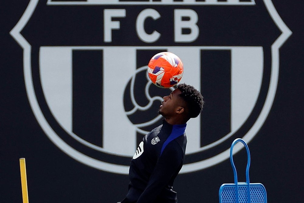 Fati is not part of Hansi Flick's plans at Barcelona. EFE