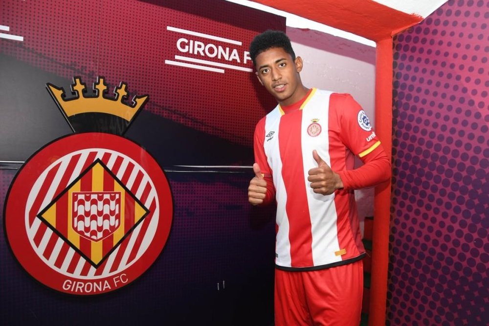 'Choco' Lozano fue presentado como jugador del Girona. GironaFC