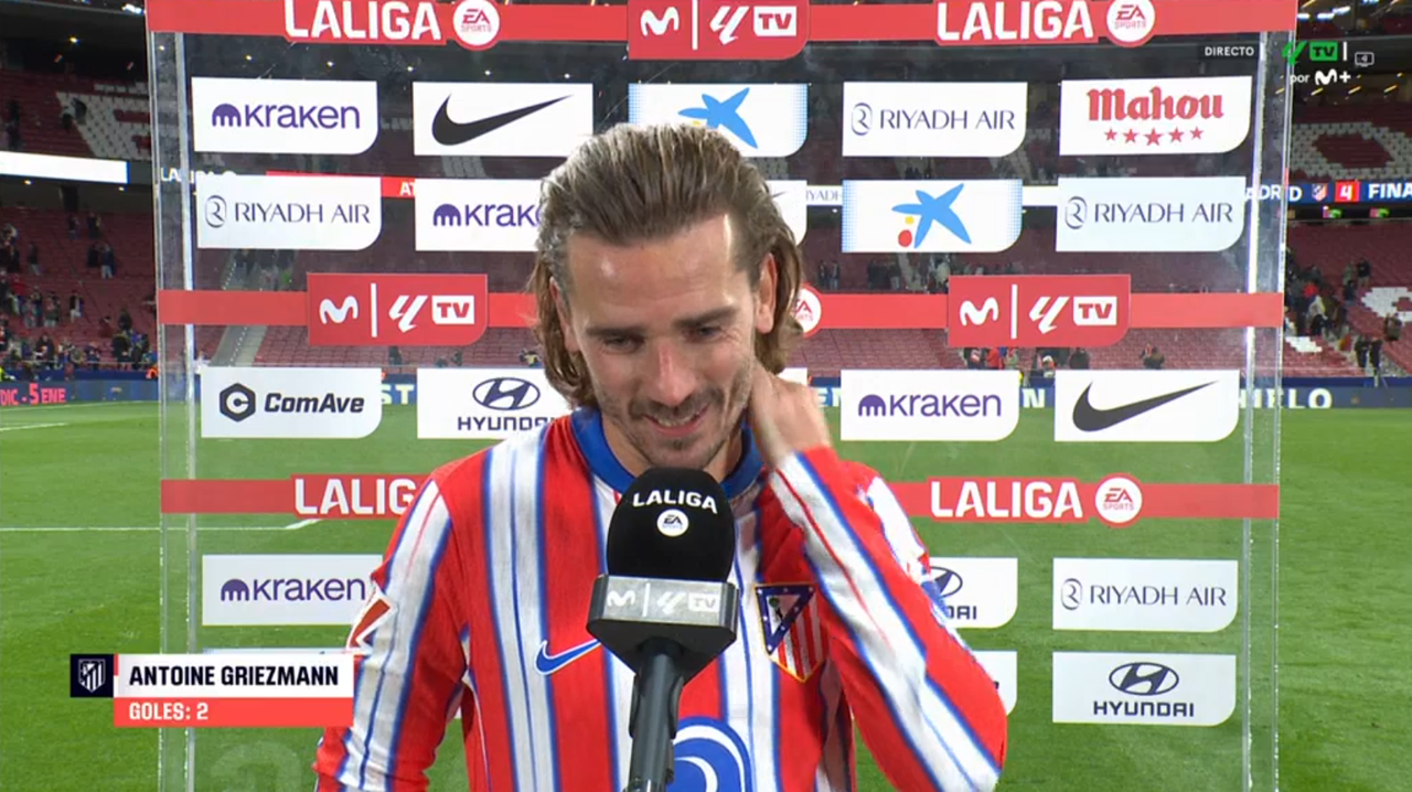 "We miss them" - Griezmann on lack of support from Frente Atletico