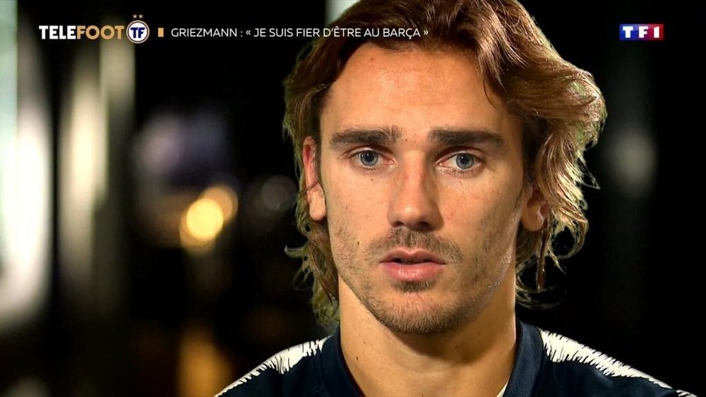 Griezmann said they need to have trust in him. Twitter/telefoot_TF1