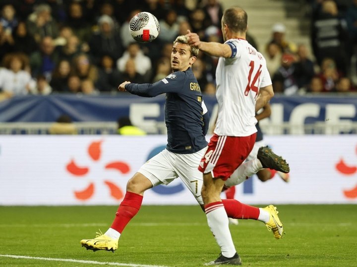 Griezmann s'en prend à l'UEFA après le but refusé à la France en Grèce