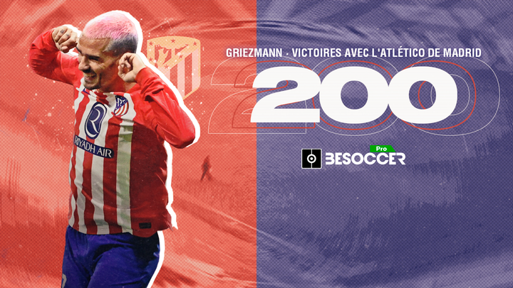 Griezmann fête sa 200e victoire à l'Atlético avec un but
