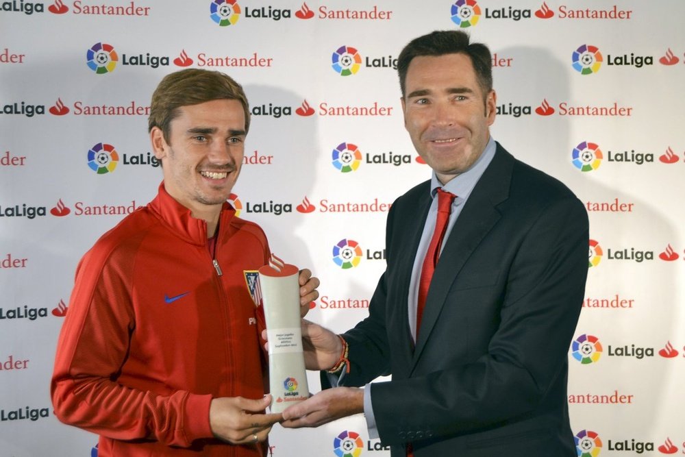 Griezmann ya obtuvo un premio de LaLiga Santander en Septiembre. LaLiga