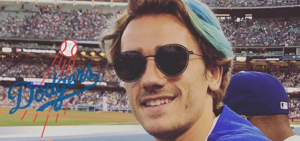 El delantero francés sigue disfrutando de sus vacaciones en Los Ángeles. Instagram/Griezmann