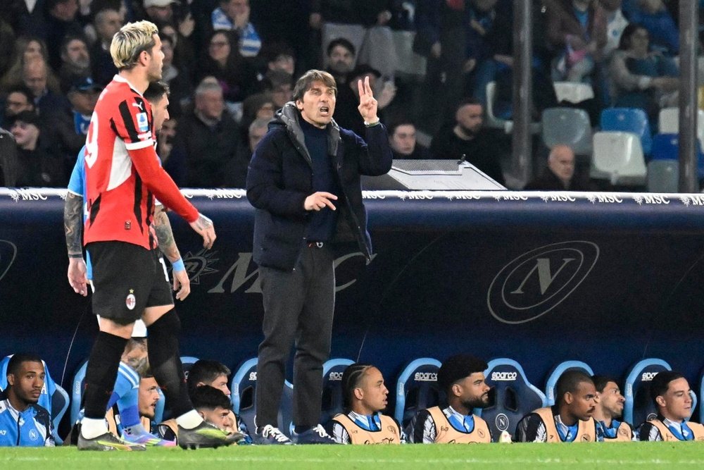 Conte in conferenza. EFE