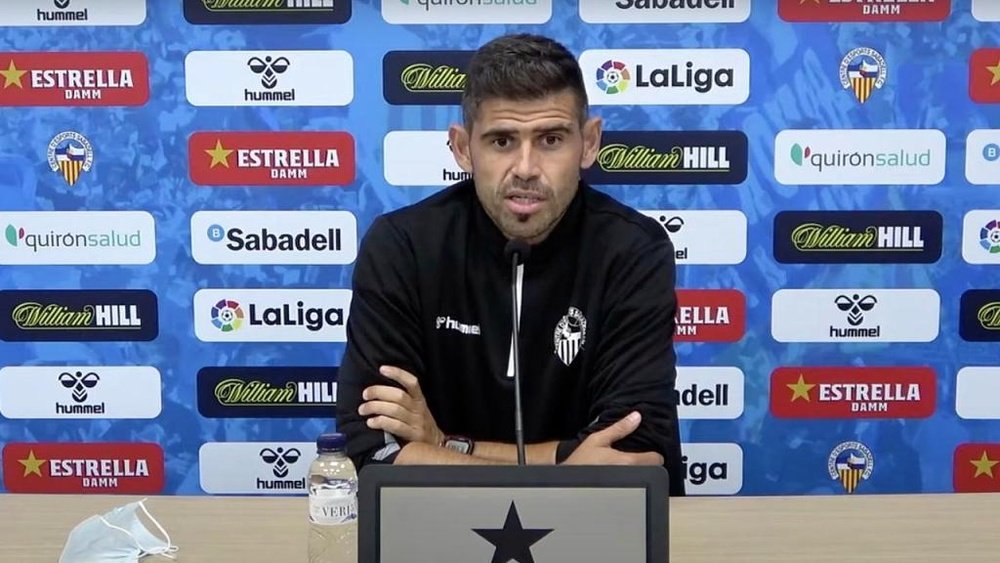 Antonio Hidalgo habló en rueda de prensa. Captura/CESabadell