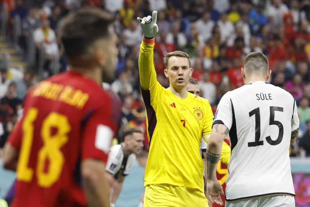 Neuer analizó el empate ante España. EFE
