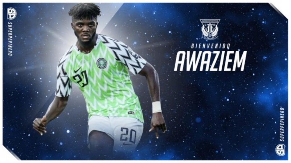 Chidozie Awaziem, nouveau joueur de Leganés. CDLeganés