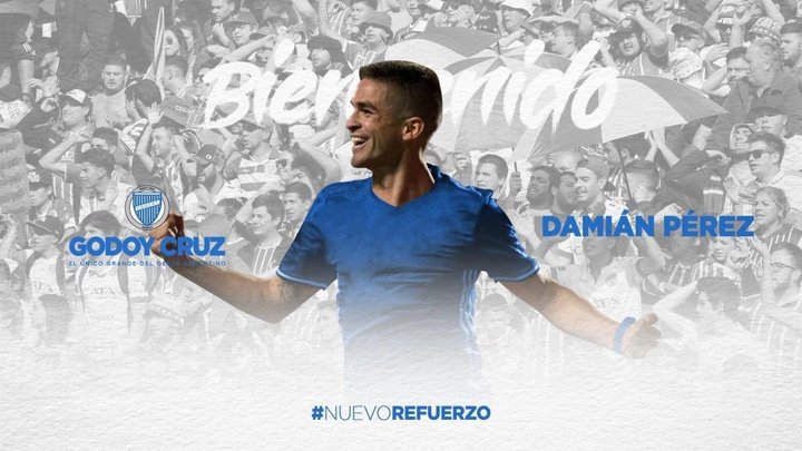 Damián Pérez vuelve a Argentina y firma por Godoy Cruz