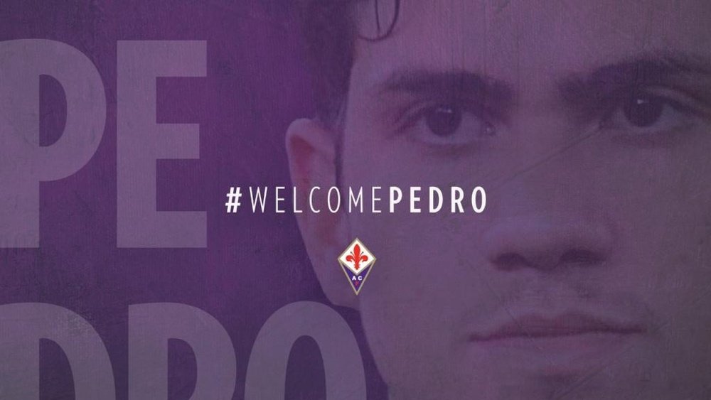 Pedro, flamante fichaje de la Fiorentina. ACFFiorentina