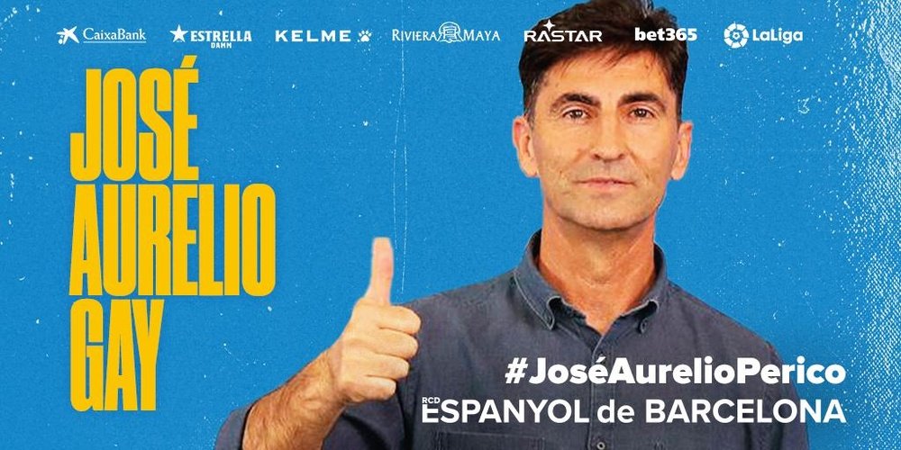José Aurelio Gay, técnico del Espanyol B. RCDEspanyol