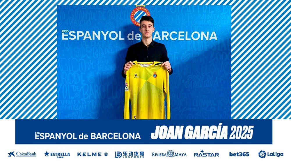 Joan García seguirá en el Espanyol. RCDEspanyol