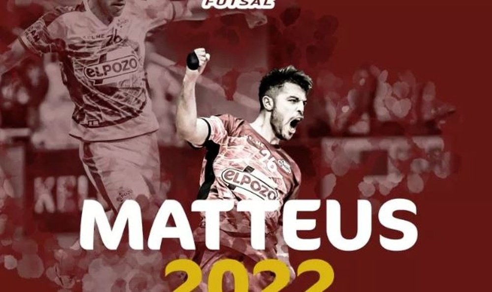 Matteus renovó hasta 2022. Captura/ElPozoMurcia