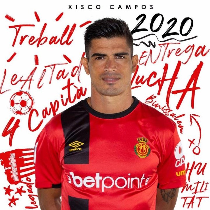 Xisco Campos, capitán del Mallorca, renovó hasta 2020