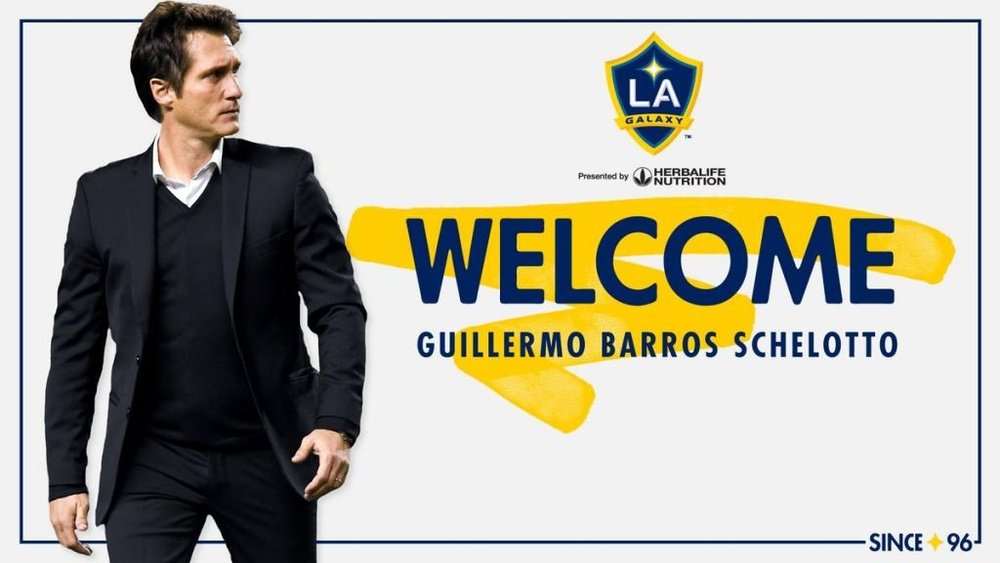 Schelotto è il nuovo allenatore de LA Galaxy. Twitter/LAGalaxy