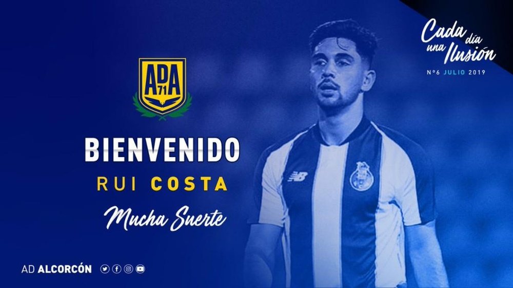 El Alcorcón consigue la cesión de Rui Costa. ADAlcorcón