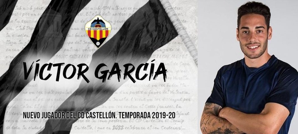 Víctor García llega al Castellón. CDCastellón