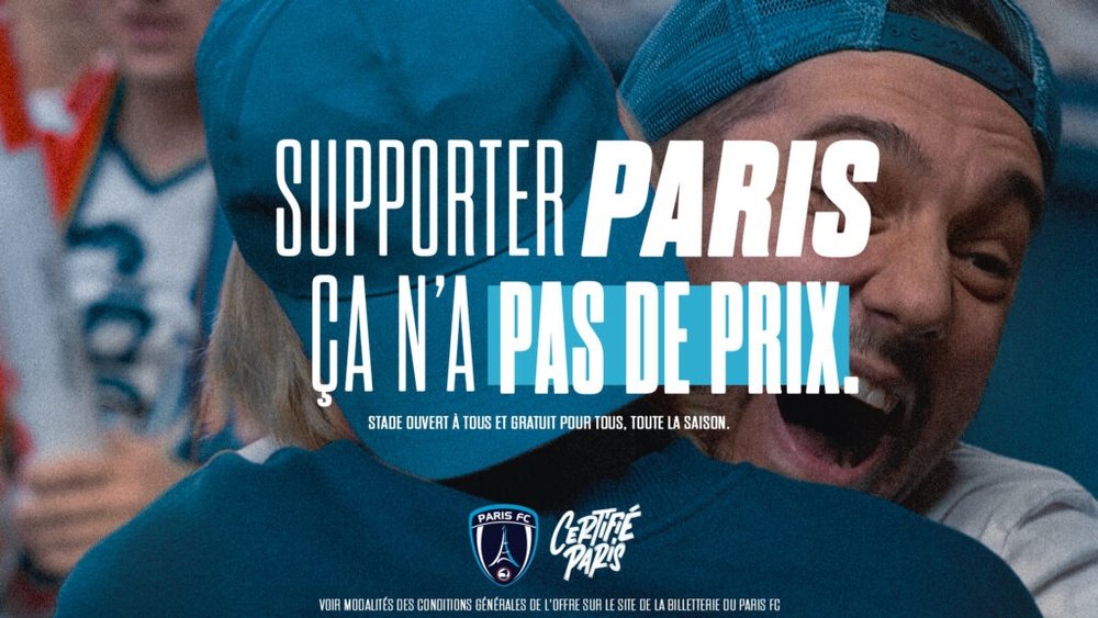 Paris FC permitirá a entrada gratuita de torcedores em todos os seus jogos. ParisFC