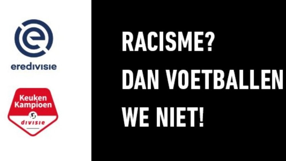 Un minuto de parón para luchar contra el racismo. Eredivisie