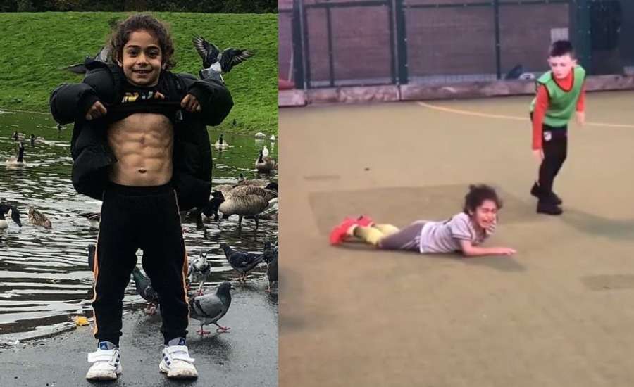 Arat Hosseini, niño ultramusculado
