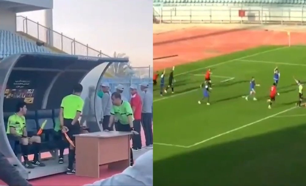 El árbitro fue suspendido. Capturas/ONTimeSports
