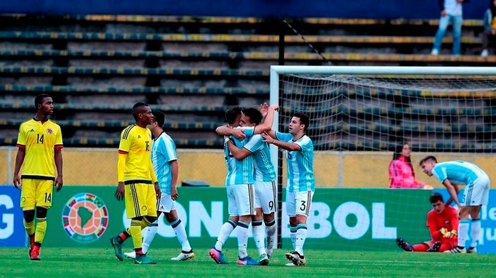 Argentina Sub-20 quer apressar suas opções. EFE