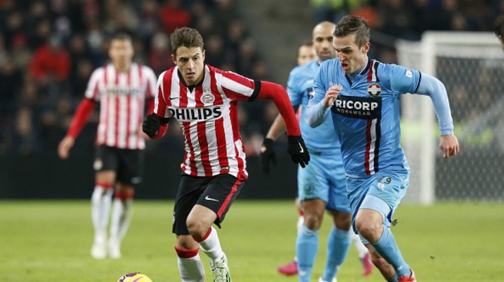 Arias marcó un golazo para el PSV ante el Utrecht. Twitter