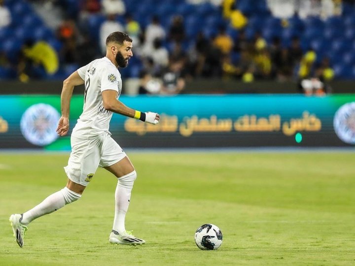 Karim Benzema buteur pour sa première avec Al-Ittihad