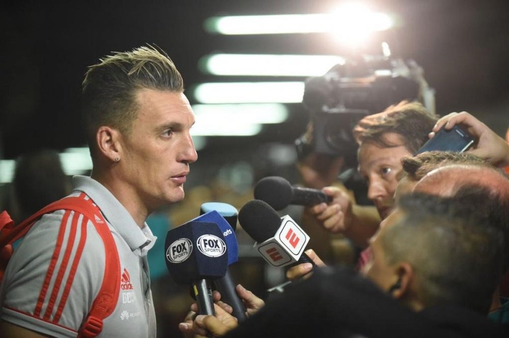 El portero argentino tiene claro su sueño. Twitter/RiverPlate