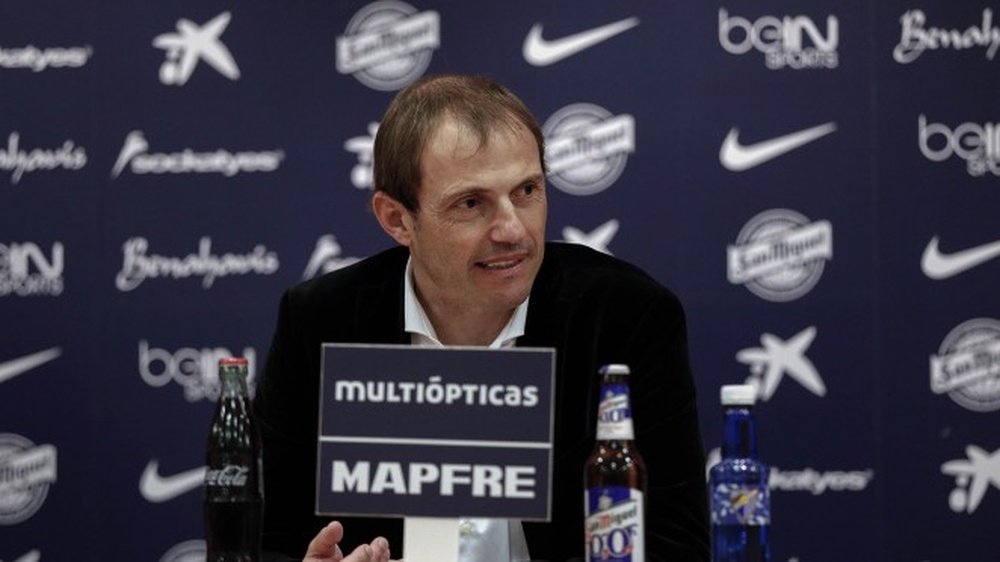 Arnau compareció en rueda de prensa para explicar la salida de Fornals. MálagaCF