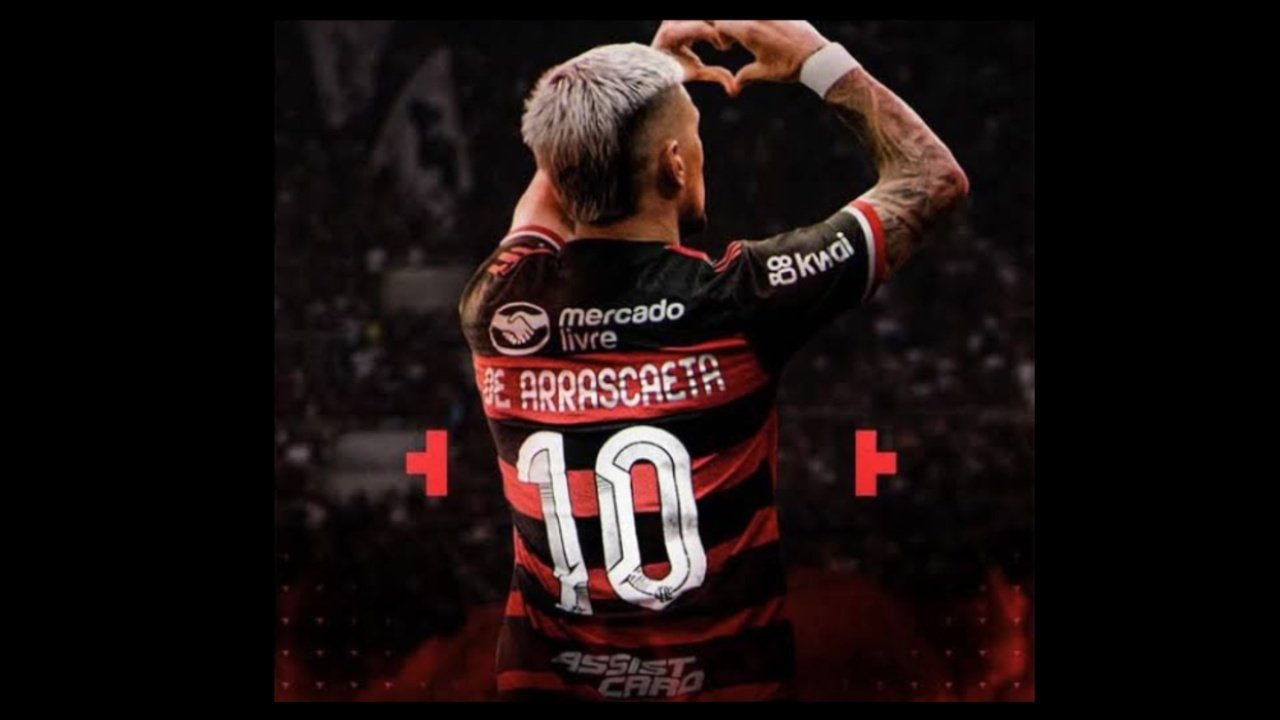 Arrascaeta assume a lendária camisa 10 do Flamengo