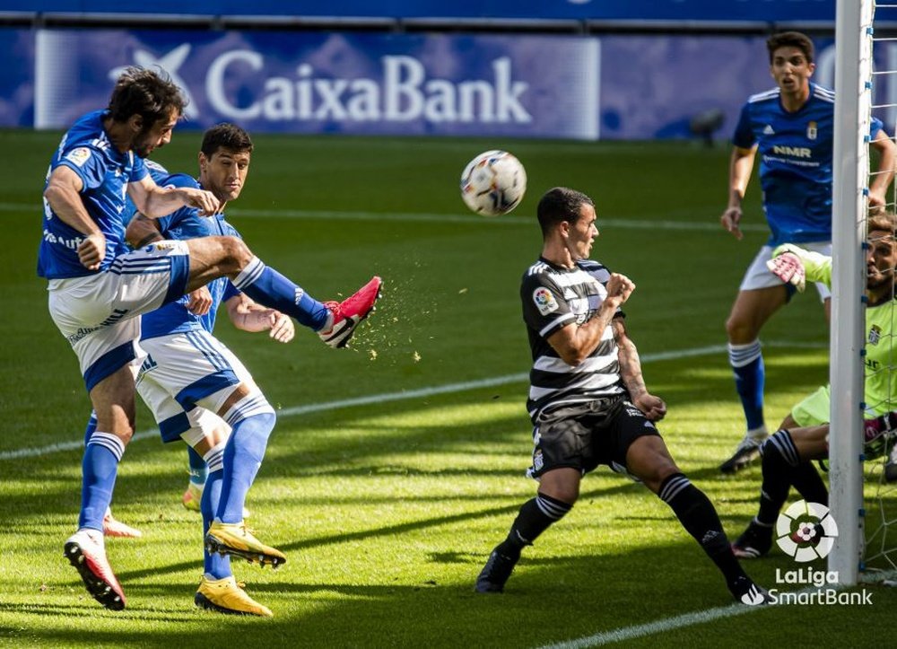 Oviedo y Cartagena se repartieron los puntos. LaLiga