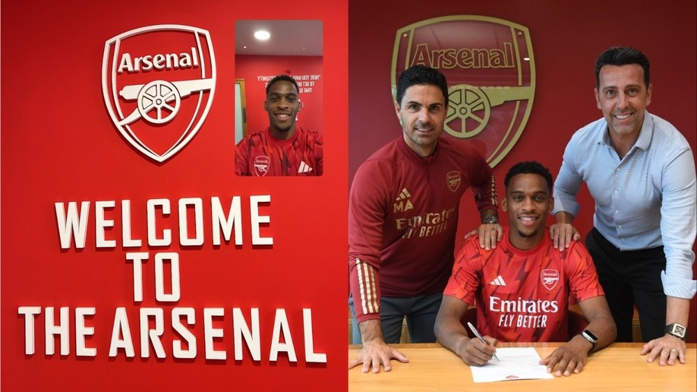 L'Arsenal annuncia l'acquisto di Timber. Twitter/Arsenal