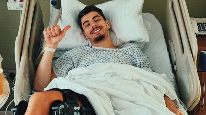 Kai Havertz underwent surgery on Sunday. Screenshot/Instagram_@kaihavertz29