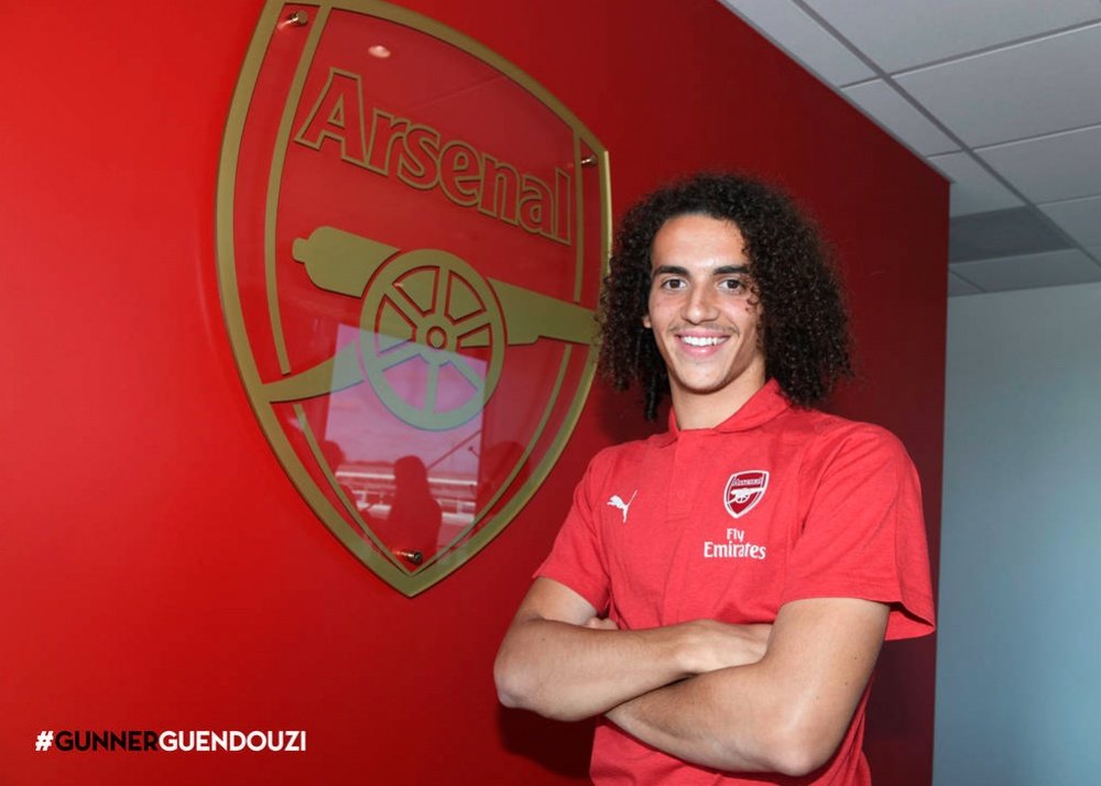 Arsenal paid €8m for Matteo Guendouzi in 2018. Twitter/ArsenalFC