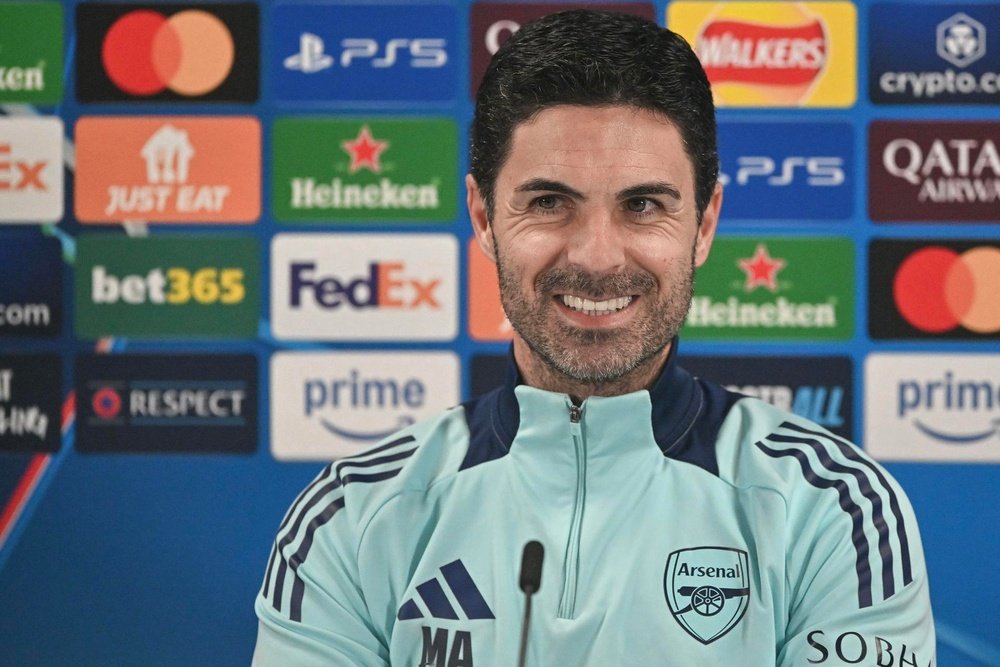 Arteta elogió a Ancelotti en sala de prensa. EFE