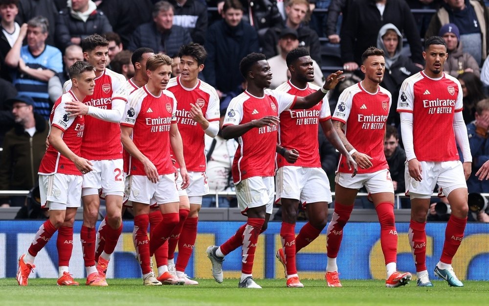 Arsenal took three golden points in their Premier League title race. AFP