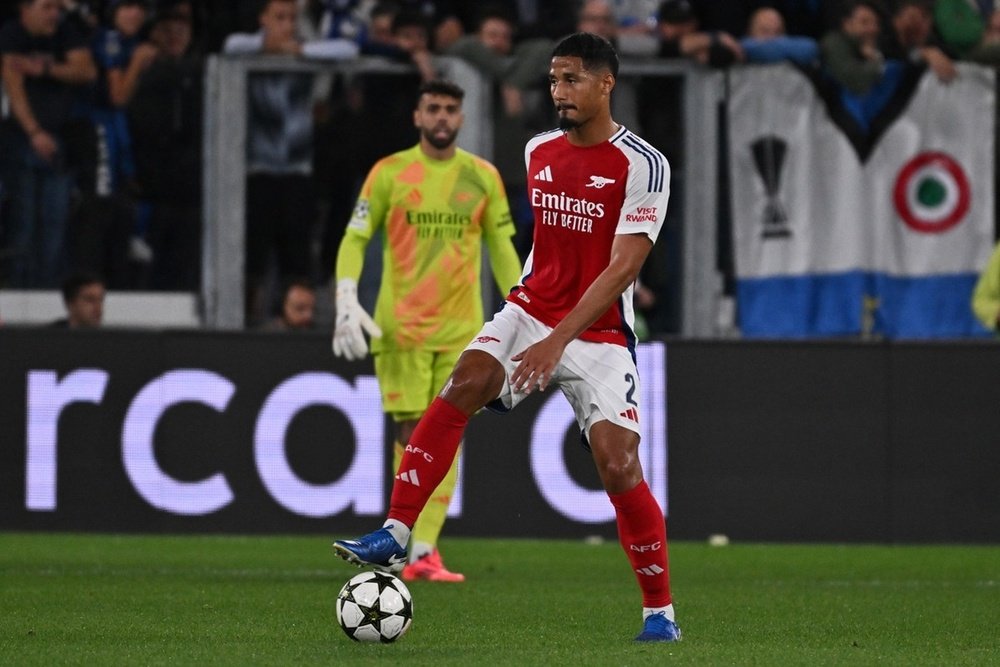 William Saliba has been linked with a possible move to Real Madrid. EFE
