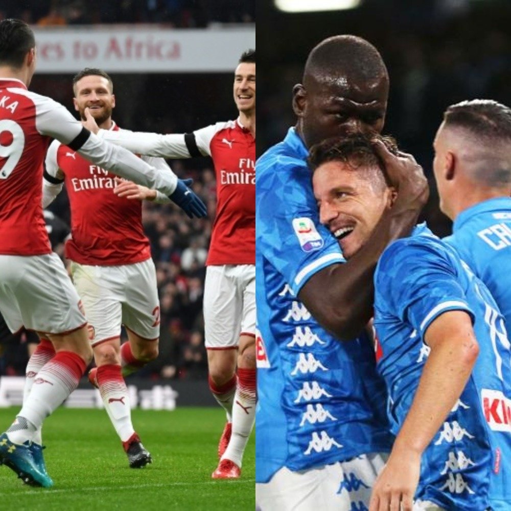 Arsenal v Napoli: Preview and possible line-ups. AFP/EFE