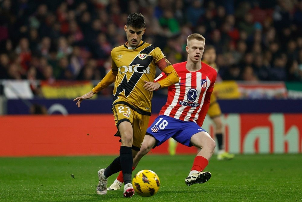 Arthur Vermeeren made his debut for Atletico Madrid. EFE